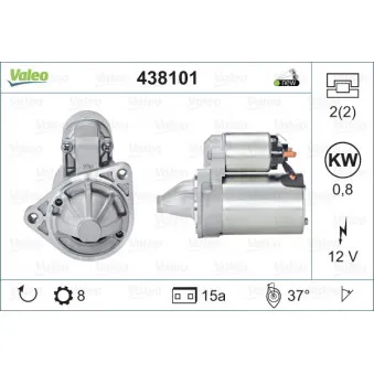 Démarreur VALEO 438101