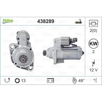 Démarreur VALEO 438289