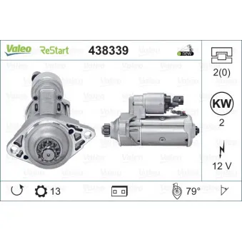 Démarreur VALEO 438339