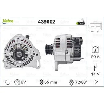 Alternateur VALEO 439002