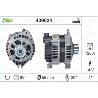 Alternateur VALEO 439024