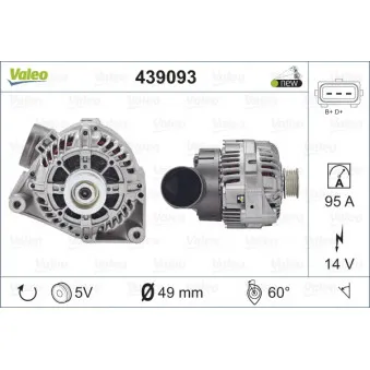 Alternateur VALEO 439093