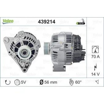 Alternateur VALEO 439214
