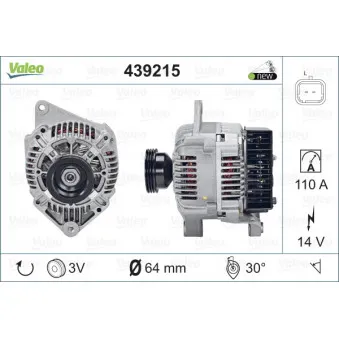 Alternateur VALEO 439215