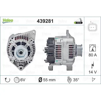 Alternateur VALEO 439281