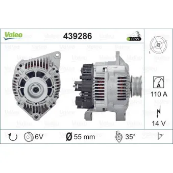 Alternateur VALEO 439286