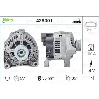 Alternateur VALEO 439301