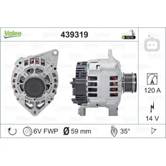 Alternateur VALEO 439319
