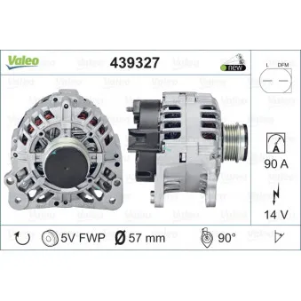 Alternateur VALEO 439327