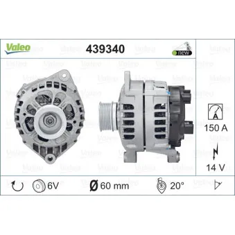 Alternateur VALEO 439340