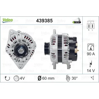 Alternateur VALEO 439385