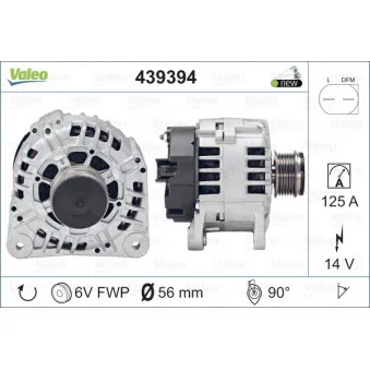 Alternateur VALEO 439394