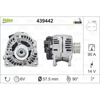 Alternateur VALEO 439442
