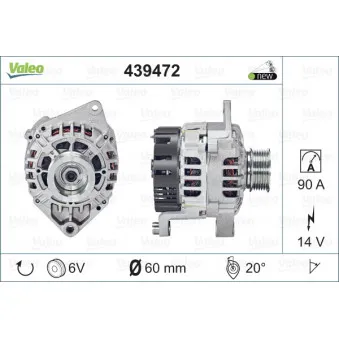 Alternateur VALEO 439472