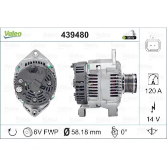 Alternateur VALEO 439480