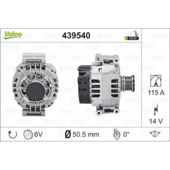 Alternateur VALEO 439540