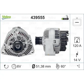 Alternateur VALEO 439555