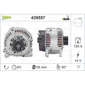Alternateur VALEO 439557