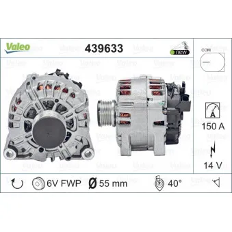Alternateur VALEO 439633