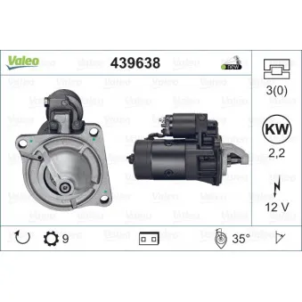 Démarreur VALEO 439638