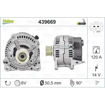 Alternateur VALEO 439669
