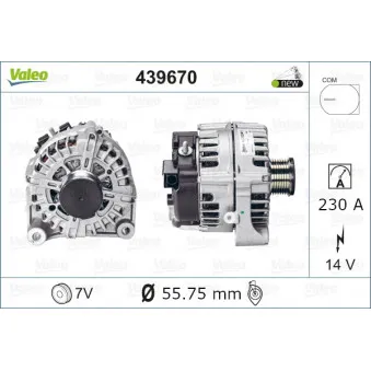 Alternateur VALEO 439670