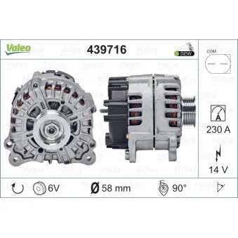 Alternateur VALEO 439716