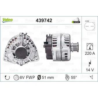 Alternateur VALEO 439742