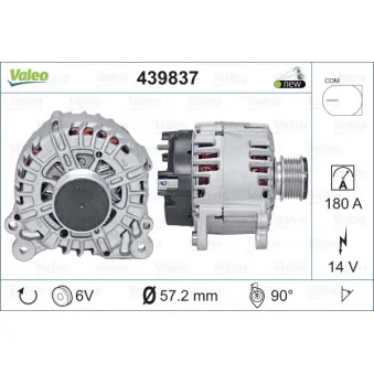 Alternateur VALEO 439837