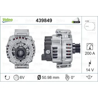 Alternateur VALEO 439849