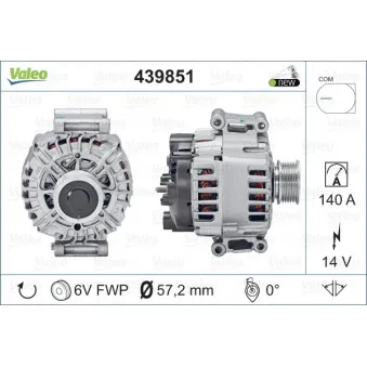 Alternateur VALEO 439851