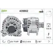 Alternateur VALEO 439862 - Visuel 1