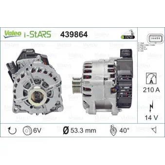 Alternateur VALEO 439864