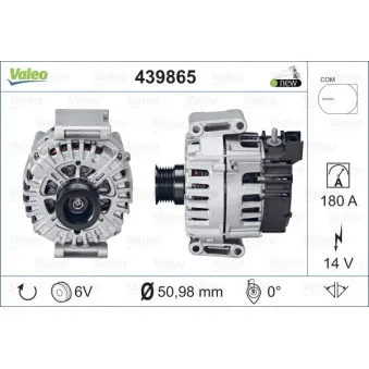 Alternateur VALEO 439865