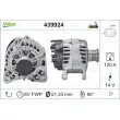 Alternateur VALEO 439924 - Visuel 1
