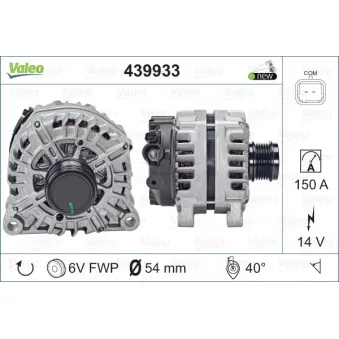 Alternateur VALEO 439933