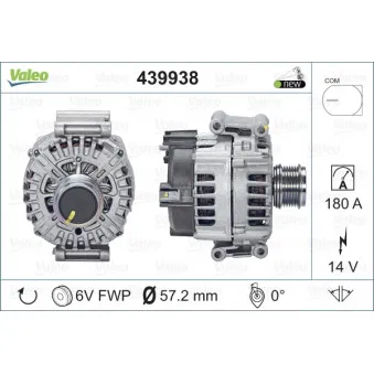 Alternateur VALEO 439938