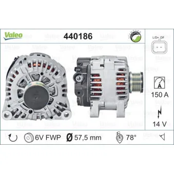 Alternateur VALEO 440186