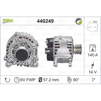 Alternateur VALEO 440249