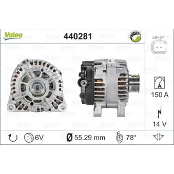 Alternateur VALEO 440281