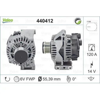 Alternateur VALEO 440412
