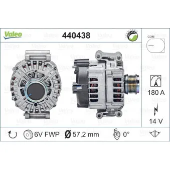 Alternateur VALEO 440438