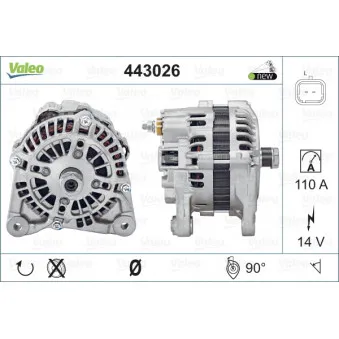 Alternateur VALEO 443026