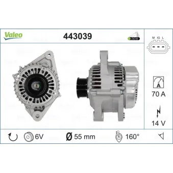 Alternateur VALEO 443039