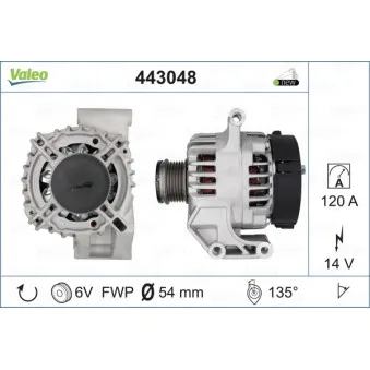 Alternateur VALEO 443048