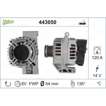 Alternateur VALEO 443050