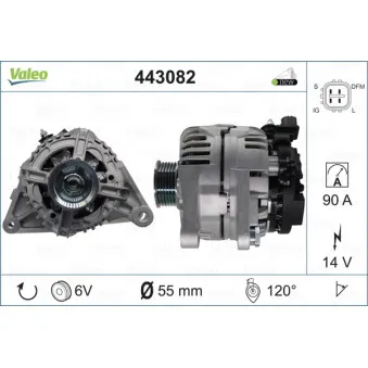 Alternateur VALEO 443082
