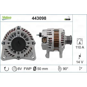 Alternateur VALEO 443098