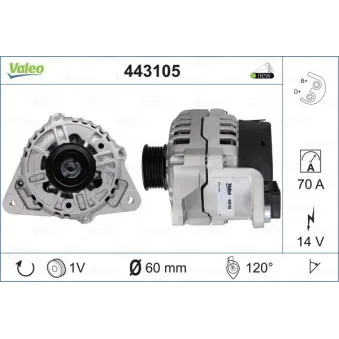 Alternateur VALEO 443105