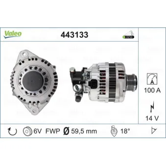 Alternateur VALEO 443133